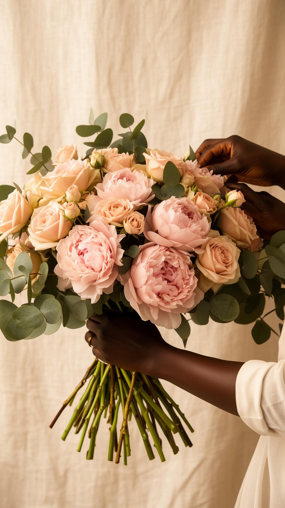 Bouquet créé par Sama Fleur Sénégal